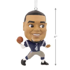 NFL Dallas Cowboys Dak Prescott Bouncing Buddy Hallmark Ornament -Optimal Home Decoration NFL Dallas Cowboys Dak Prescott Bouncing Buddy Christmas Ornament 1OSL1563 03