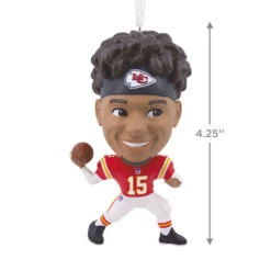 NFL Kansas City Chiefs Patrick Mahomes II Bouncing Buddy Hallmark Ornament -Optimal Home Decoration NFL Kansas City Chiefs Patrick Mahomes II Bouncing Buddy Christmas Ornament 1OSL1562 03