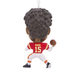 NFL Kansas City Chiefs Patrick Mahomes II Bouncing Buddy Hallmark Ornament -Optimal Home Decoration NFL Kansas City Chiefs Patrick Mahomes II Bouncing Buddy Christmas Ornament 1OSL1562 05