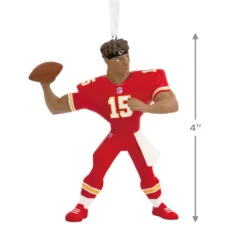 NFL Kansas City Chiefs Patrick Mahomes II Hallmark Ornament -Optimal Home Decoration NFL Kansas City Chiefs Patrick Mahomes II Christmas Ornament 1OSL1547 03