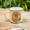 Natural Life Grow Through Ceramic Camp Mug, 16 Oz. -Optimal Home Decoration Natural Life Grow Through Ceramic Camp Mug MUG465 01