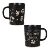 Hallmark Disney Tim Burton's The Nightmare Before Christmas Let The Nightmare Begin Mug, 16.5 Oz. -Optimal Home Decoration Nightmare Before Christmas Black Quote Mug 1HGN1512 01