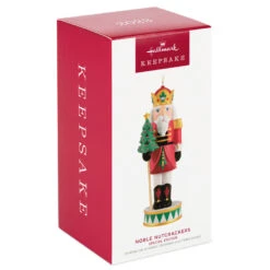 Hallmark Noble Nutcrackers Special Edition Porcelain Ornament -Optimal Home Decoration Nutcracker With Tree Keepsake Ornament 3499QGO2979 04