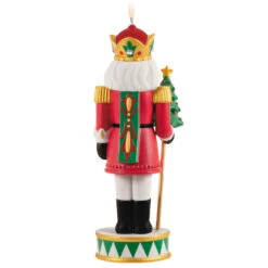 Hallmark Noble Nutcrackers Special Edition Porcelain Ornament -Optimal Home Decoration Nutcracker With Tree Keepsake Ornament 3499QGO2979 06
