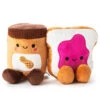 Hallmark Better Together Peanut Butter And Jelly Magnetic Plush, 5" -Optimal Home Decoration Peanut Butter Jar and Bread With Jelly Magnetic Plush 1KID1641 01