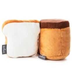 Hallmark Better Together Peanut Butter And Jelly Magnetic Plush, 5" 7 Hallmark Better Together Peanut Butter And Jelly Magnetic Plush, 5" -Optimal Home Decoration Peanut Butter Jar and Bread With Jelly Magnetic Plush 1KID1641 03
