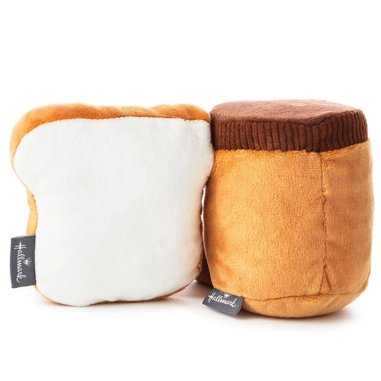 Hallmark Better Together Peanut Butter And Jelly Magnetic Plush, 5" 5 Hallmark Better Together Peanut Butter And Jelly Magnetic Plush, 5" - Image 3