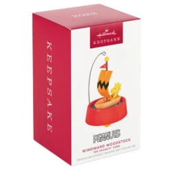 Hallmark The Peanuts® Gang Windward Woodstock Ornament -Optimal Home Decoration Peanuts Woodstock Sailing Keepsake Ornament 1999QXI7057 04