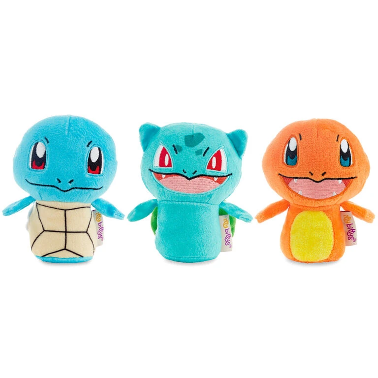 Hallmark Itty Bittys® Pokémon Plush Collector Set Of 3 3 Hallmark Itty Bittys® Pokémon Plush Collector Set Of 3