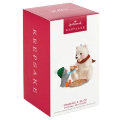 Hallmark Snowball And Tuxedo Sharing A Slice Ornament -Optimal Home Decoration Polar Bear and Penguin Keepsake Ornament 1799QXR8049 04
