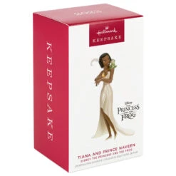 Hallmark Disney The Princess And The Frog Tiana And Prince Naveen Ornament -Optimal Home Decoration Princess Tiana and the Frog Keepsake Ornament 1999QXD6687 04