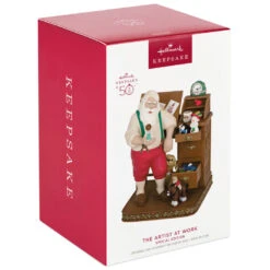 Hallmark The Artist At Work Special Edition Exclusive Ornament -Optimal Home Decoration Santa at Work Keepsake Ornament 4999QGO2827 04
