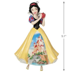 Hallmark Disney Princess Celebration Snow White Porcelain Ornament 10 Hallmark Disney Princess Celebration Snow White Porcelain Ornament -Optimal Home Decoration Snow White With Castle Dress Keepsake Ornament 2999QXR8189 03