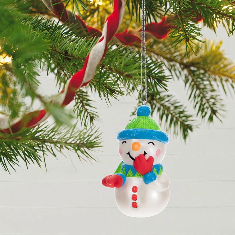Hallmark Pull My Finger Snowman Ornament With Sound 4 Hallmark Pull My Finger Snowman Ornament With Sound - Image 2