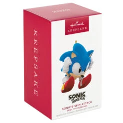 Hallmark Sonic The Hedgehog Sonic's Spin Attack Ornament -Optimal Home Decoration Sonic the Hedgehog Keepsake Ornament 1899QXI6329 04
