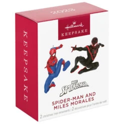 Hallmark Mini Marvel Spider-Man And Miles Morales Ornaments, Set Of 2 -Optimal Home Decoration Spiderman Miles Morales Keepsake Ornaments 1999QXM9337 06
