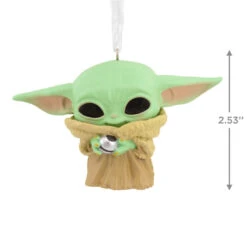 Star Wars: The Mandalorian™ Grogu™ Funko POP!® Hallmark Ornament -Optimal Home Decoration Star Wars The Mandalorian Grogu Funko POP Christmas Ornament 3HCM1098 03