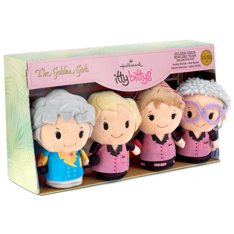 Hallmark Itty Bittys® The Golden Girls Bowling Team Plush Collector Set Of 4 5 Hallmark Itty Bittys® The Golden Girls Bowling Team Plush Collector Set Of 4 - Image 3
