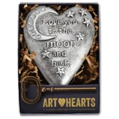 To The Moon Art Heart Sculpture, 4" -Optimal Home Decoration To the Moon Art Heart Sculpture 4 root 1003480047 1003480047 1470 4.jpg Source Image