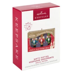 Hallmark Nifty Fifties Keepsake Ornaments Special Edition Ornament -Optimal Home Decoration Vintage Box of Nutcrackers Keepsake Ornament 2099QGO2819 04