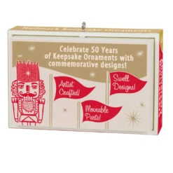 Hallmark Nifty Fifties Keepsake Ornaments Special Edition Ornament -Optimal Home Decoration Vintage Box of Nutcrackers Keepsake Ornament 2099QGO2819 06