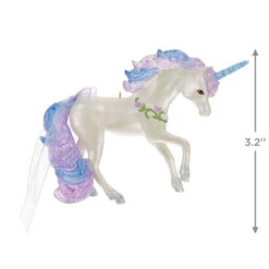 Hallmark Majestic Unicorn Ornament -Optimal Home Decoration White Blue and Purple Unicorn Keepsake Ornament 1799QGO2717 03